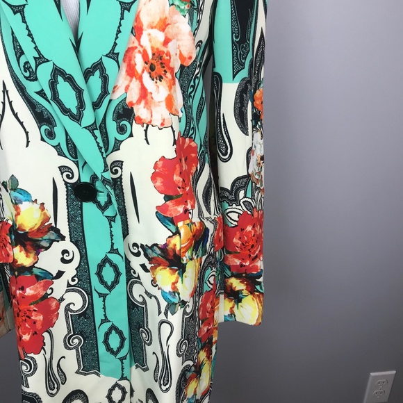 Etro Milano Colorful Floral Long Jacket - Picture 4 of 11